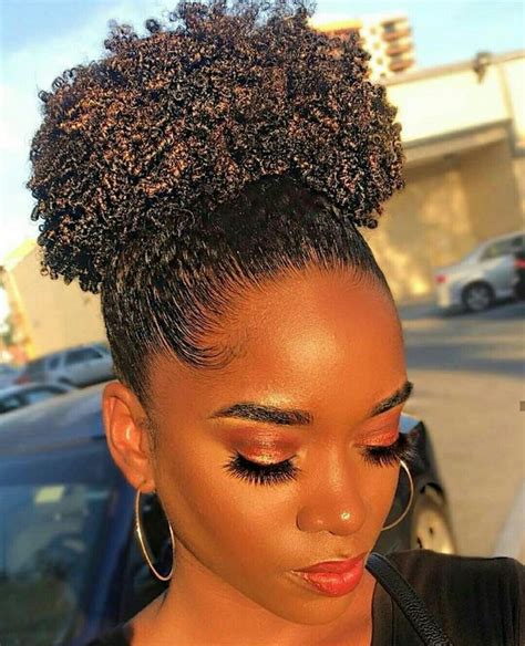 Curly Puffs Naturalhairstyles Naturalhairupdo Natural Hair Puff