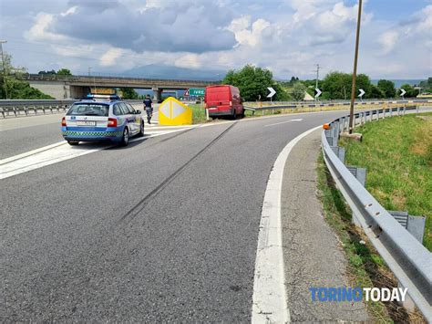 Ivrea Incidente Ducato Fuori Strada Autostrada A5 24 Maggio 2022