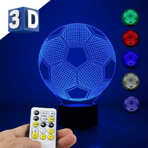 3D LED RGB Lampa Sa Promenljivom Bojom Svetlosti Lopta EPonuda