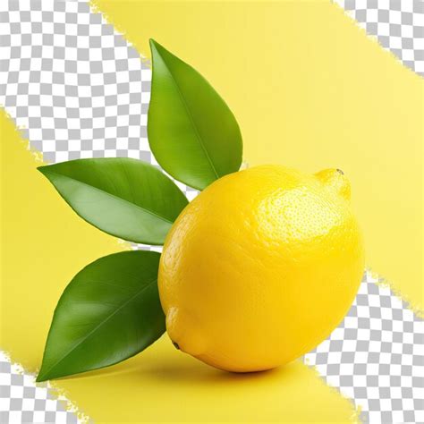 Premium PSD Lemon Isolated Transparent Background