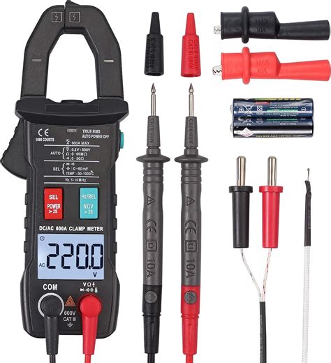 Proster Digital Clamp Meter Counts Trms Auto With Ncv Ac Dc