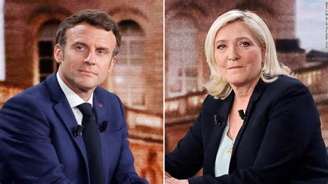 Macron Spars With Le Pen In Fiery Tv Debate Cnn