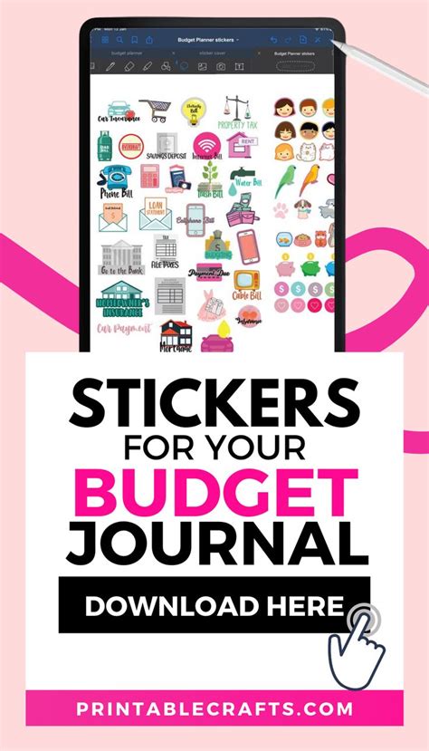 Digital Budget Planner Stickers Digital Download Budget | Etsy | Budget ...