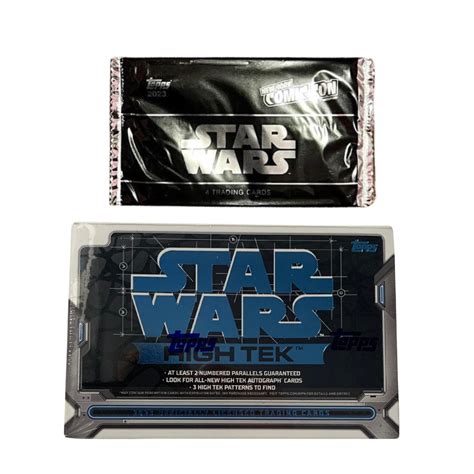 Topps Star Wars High Tek Hobby Box W Nycc Pack For Sale