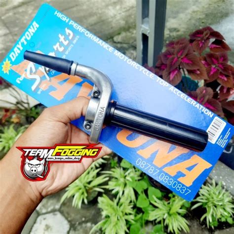 Jual Gas Spontan Besi Silver Bisa Semua Motor Shopee Indonesia