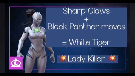 White Tiger “the Lady Killer” Mcoc Youtube