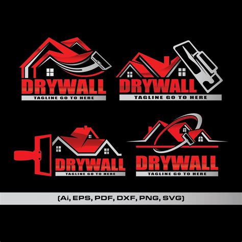 Drywall Logo, Custom Logo Design, Drywall Personalized Logo Design ...