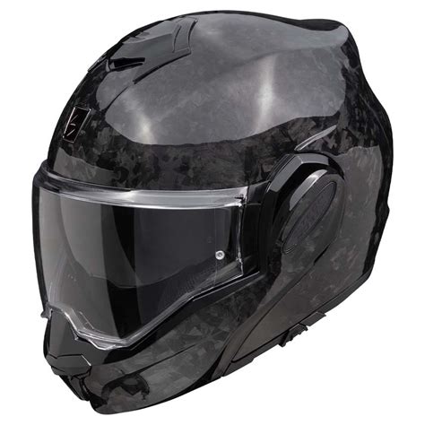 Scorpion Exo Tech Evo Carbon Onyx Motorhelm Biker Outfit