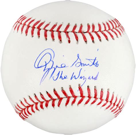 Rawlings Ozzie Smith St Louis Cardinals Autographed Baseball With The