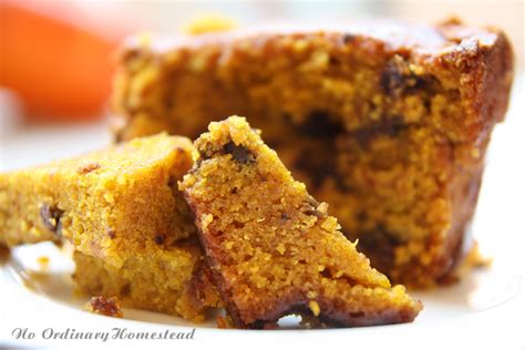 Pumpkin Bread with Chocolate Chips - No Ordinary Homestead