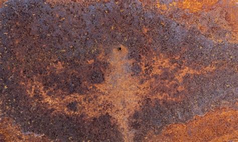 premium photo oxidized iron sheet background rusted metal texture