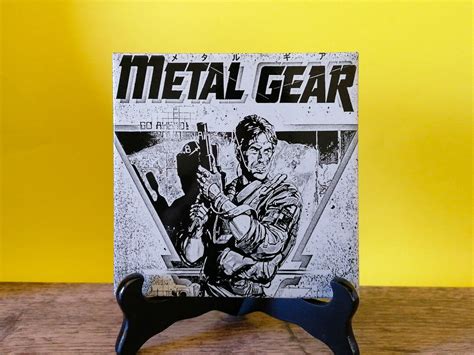 Metal Gear 1 MSX Cover Artwork Laser Engraved Tile Video Game - Etsy