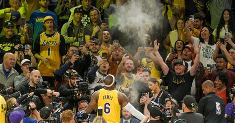 Lebron James Fans Around The World Came To See Him Break The Scoring