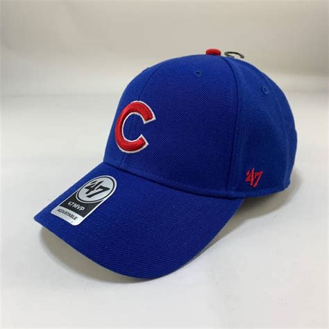 Yahooオークション Chicago Cubs Mlb Blue 47 Brand Mvp Adjustable