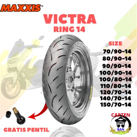 Jual Ban Belakang Motor YAMAHA AEROX MAXXIS VICTRA 140 70 Ring 14