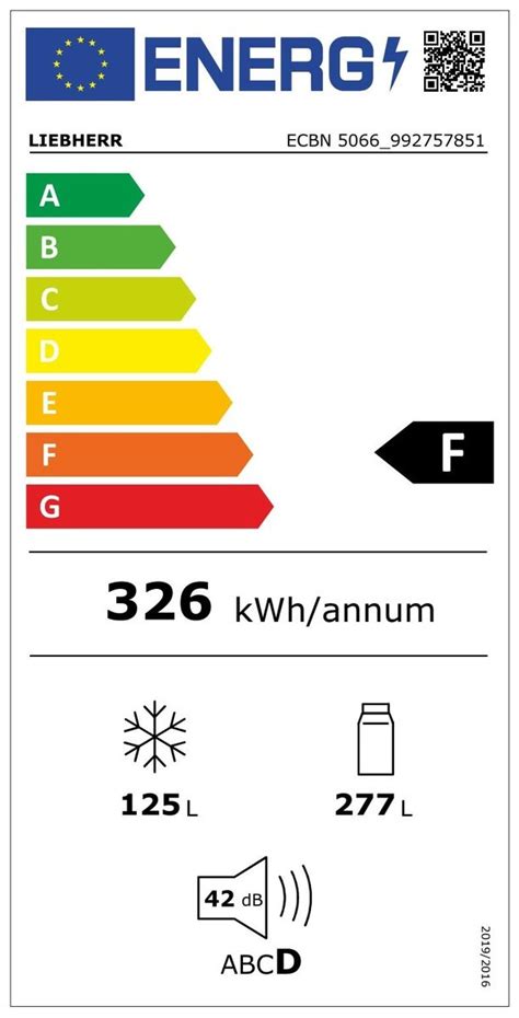 Liebherr Liebherr Ecbn Combinato Frigo Congelatore Integrabile