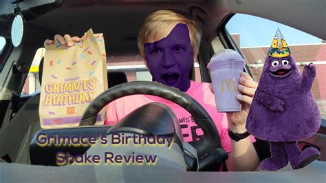 GRIMACE BIRTHDAY SHAKE REVIEW - YouTube