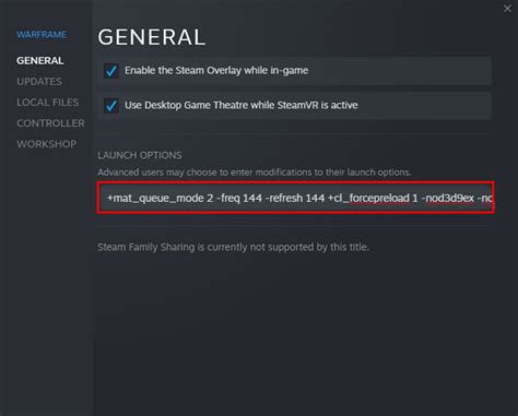 How To Modify Steam Launch Options