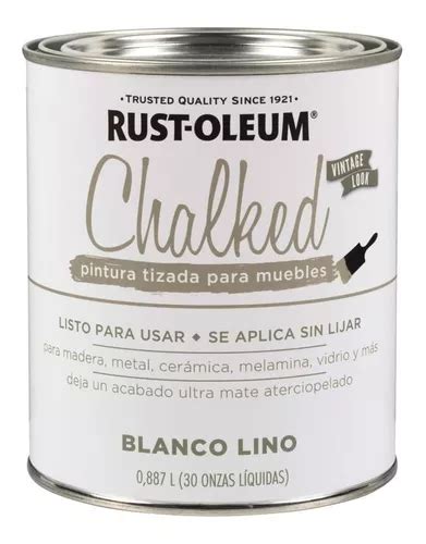 Rust Oleum Chalked Blanco Lino Ultra Mate L Brochable Cuotas Sin Inter S