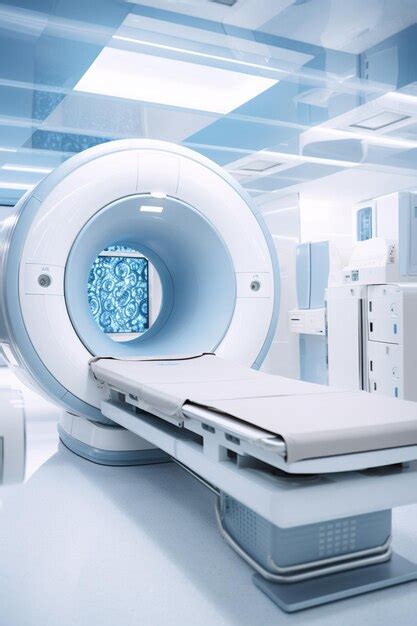 Premium Ai Image Arafed Mri Room With A Table And A Chair In It