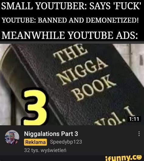 SMALL YOUTUBER SAYS FUCK YOUTUBE BANNED AND DEMONETIZED MEANWHILE YOUTUBE ADS Ai