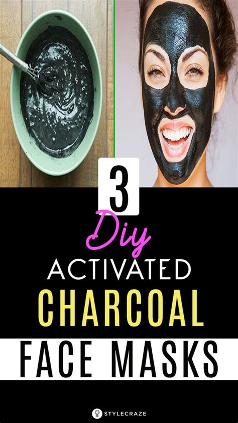 6 Easy Activated Charcoal Face Masks For Radiant Skin Activated Charcoal Face Mask Charcoal