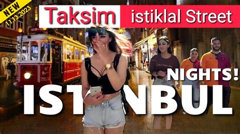 Istanbul Night Tour Taksim Square And Istiklal Street Youtube