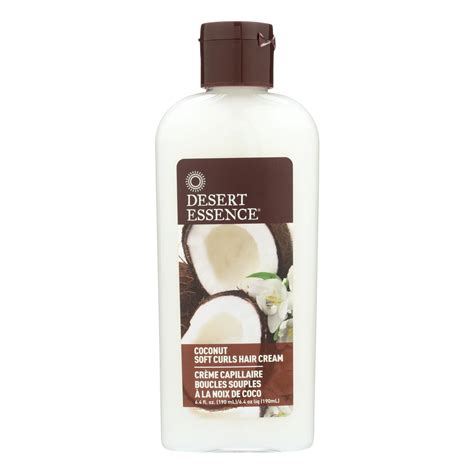 Desert Essence Soft Curls Hair Cream Coconut - 6.4 Fl Oz
