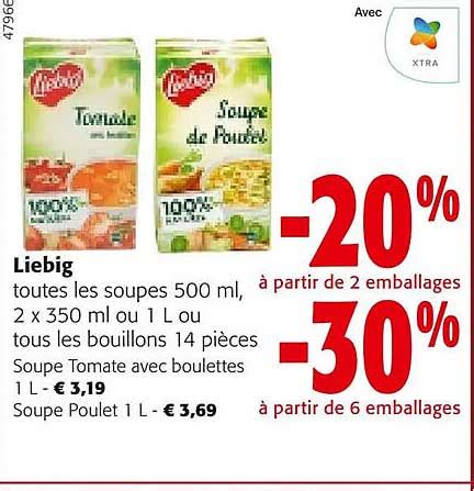 Promo Liebig Soupes Ou Bouillons Chez Colruyt ICatalogue Fr