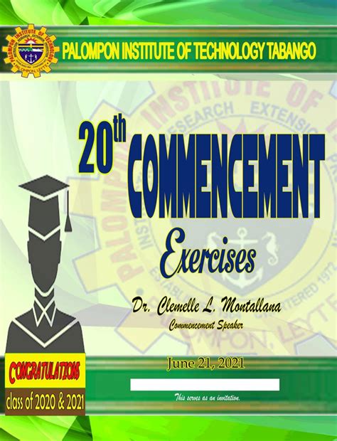 pit tabango  commencement exercises   vince page