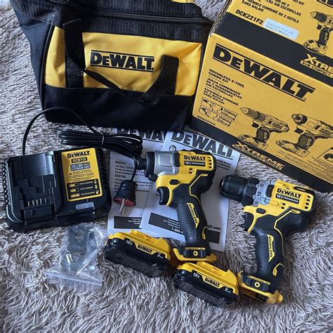 Dewalt Безщіточні Шуруповерт DCK221F2 12V DCD701 DCF801 з США Оригінал ...