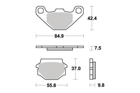 Plaquette De Frein Ferodo Pour Scooter Peugeot 125 Pulsion RS Abs 2019