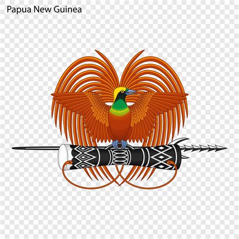 Emblem of Papua New Guinea. 21912098 Vector Art at Vecteezy