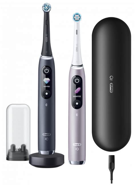 Oral B IO9 DuoPack Black Rose Elektromos Fogkefe Csomag Fek