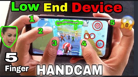 Pubg Mobile Lite 5 Finger Claw Handcam Gameplay 🔥 Pubg Mobile Lite 5