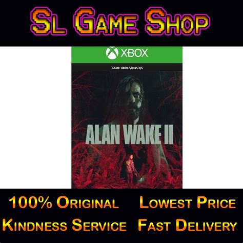 Alan Wake 2 Xbox Series Xs Original Game Shopee Malaysia