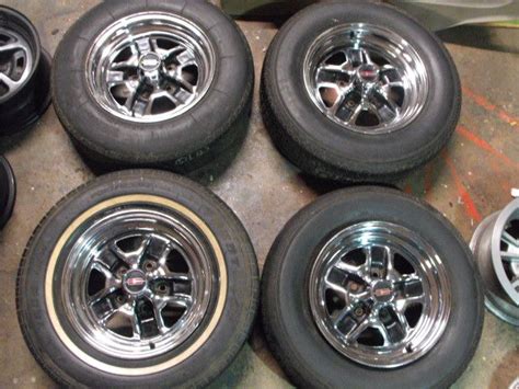 4 Oldsmobile Rally Wheels Chrome Olds Ss Ii Wheels 14x6 442 W30