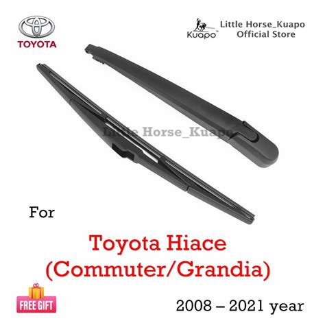 Kuapo Replacement Toyota Hiace Rear Wiper Assembly Set For To