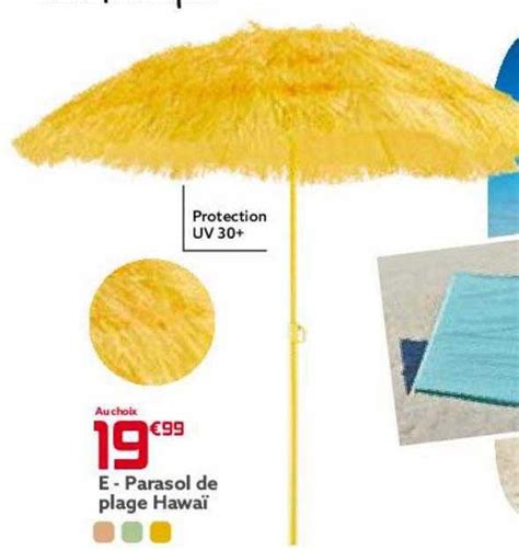 Promo Parasol De Plage Hawa Chez Gifi Icatalogue Fr