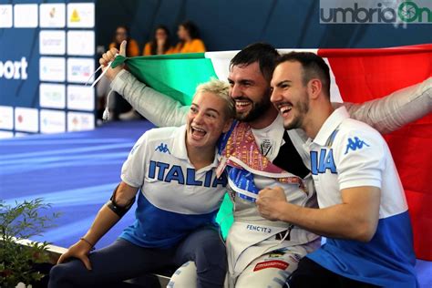 Il giovedì dei campionati mondiali di scherma paralimpica a Terni