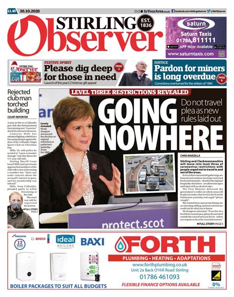 Stirling Observer October 30 2020 Magazine Get Your Digital Subscription