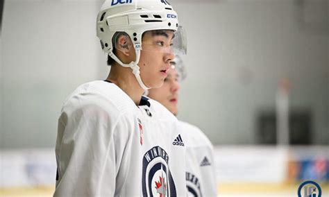 Winnipeg Jets Development Camp Kevin He Illegal Curve Hockey