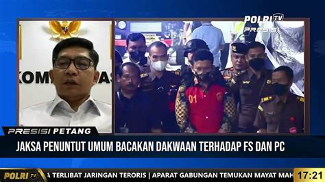 LIVE Dengan Kompolnas Yusuf Warsim Terkait Dengan Sidang Perdana Kasus