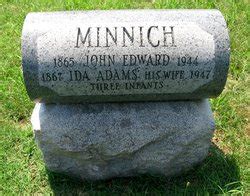 John Edward Minnich 1865 1944 Mémorial Find a Grave