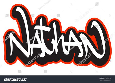 Nathan Name Graffiti