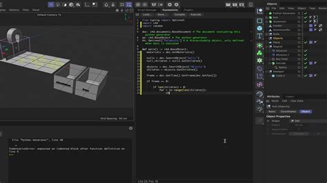 Cinema D Python Tutorial Magnetic Metal Sorter Python Generator