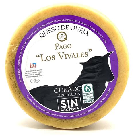 Queso Oveja Curado Sin Lactosa Pago Los Vivales 3 150 Kg Aprox PAGO