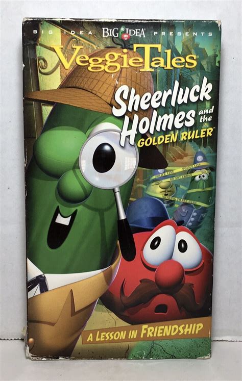 Veggietales Sheerluck Holmes And The Golden Ruler Vhs