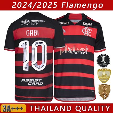 Camisetas De Time Do Flamengo Retro T LHBW Flamengo Football Shirt