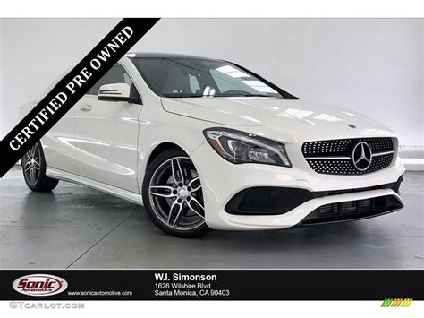 Cirrus White Mercedes Benz Cla Coupe Photo